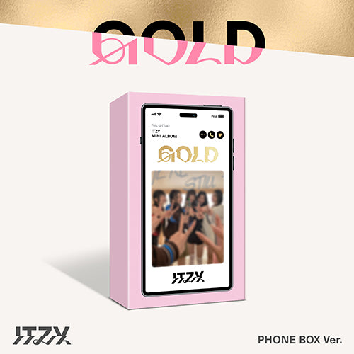 (PRE ORDER) ITZY - GOLD, Phone Box Ver. [POB INCLUDED]