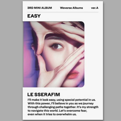 LE SSERAFIM - EASY (Weverse Ver.)