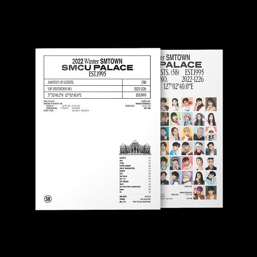 SMTOWN - 2022 WINTER SMTOWN: SMCU PALACE (Portrait Book Ver.)